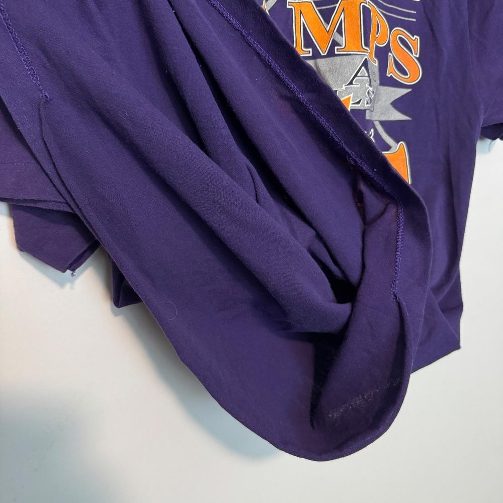 Vintage Phoenix Suns T-Shirt Mens Large Purple 1993 NBA Finals 90s Basketball - Picture 7 of 10
